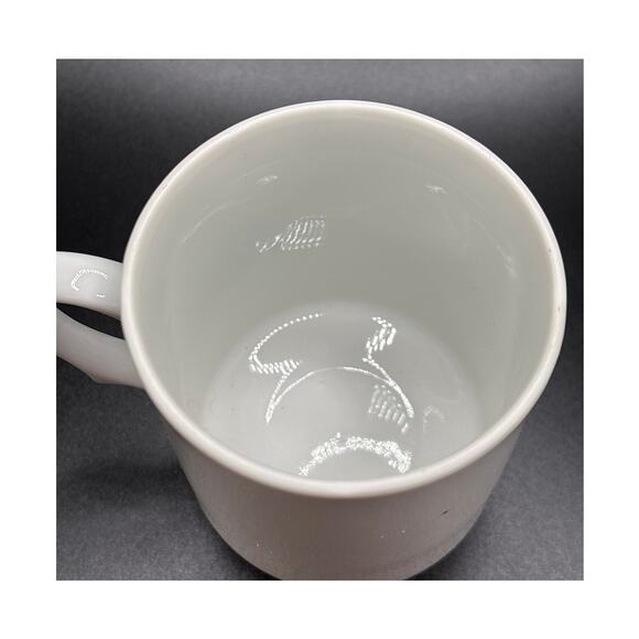 Lefton Santa Claus Merry Christmas Red Pedestal Mug with Handle Made in Japan - Picture 4 of 6